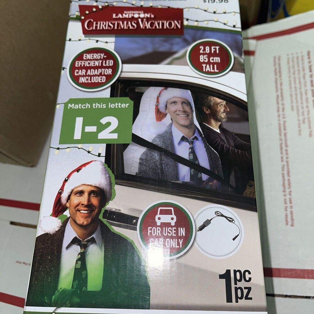NEW Clark Griswold Christmas Vacation Car Buddy LED Inflatable Christmas Gemmy